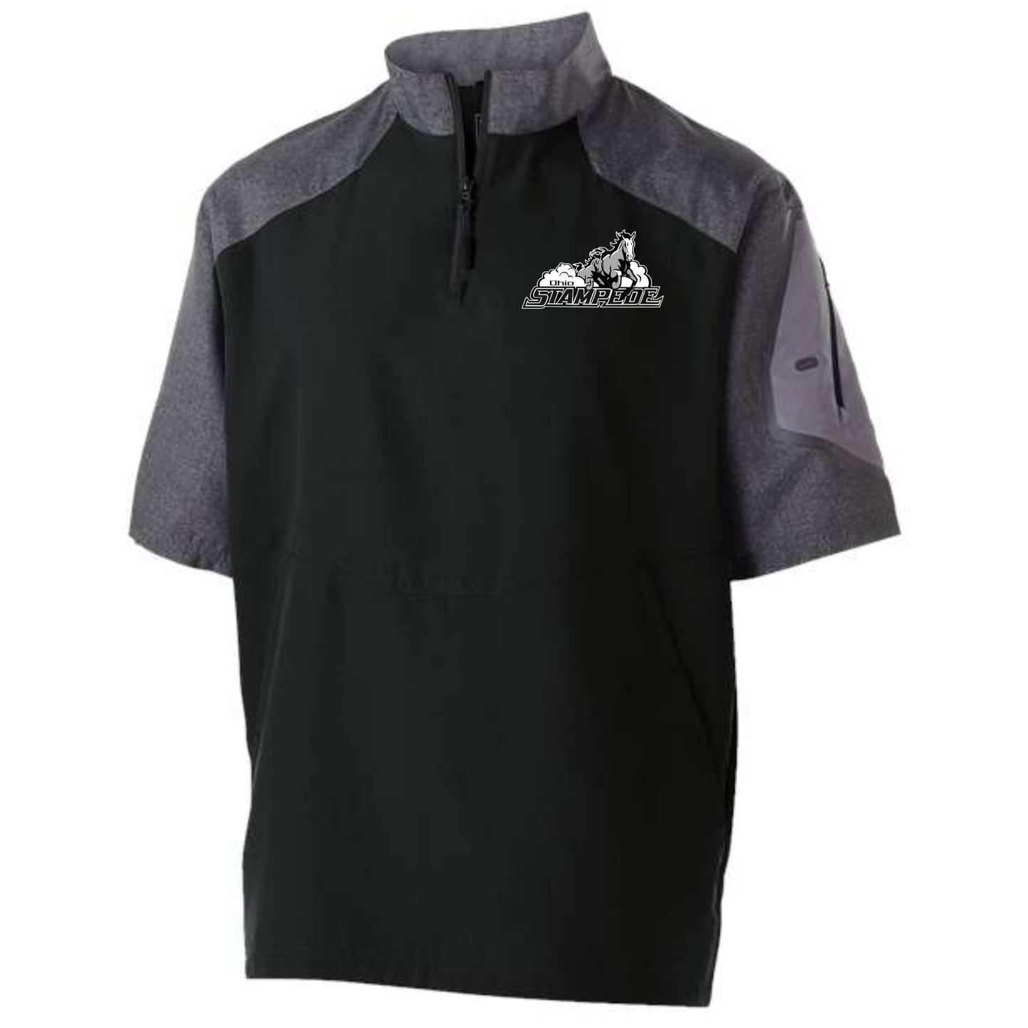 Men's Holloway Short Sleeve Quarter-Zip Stampede